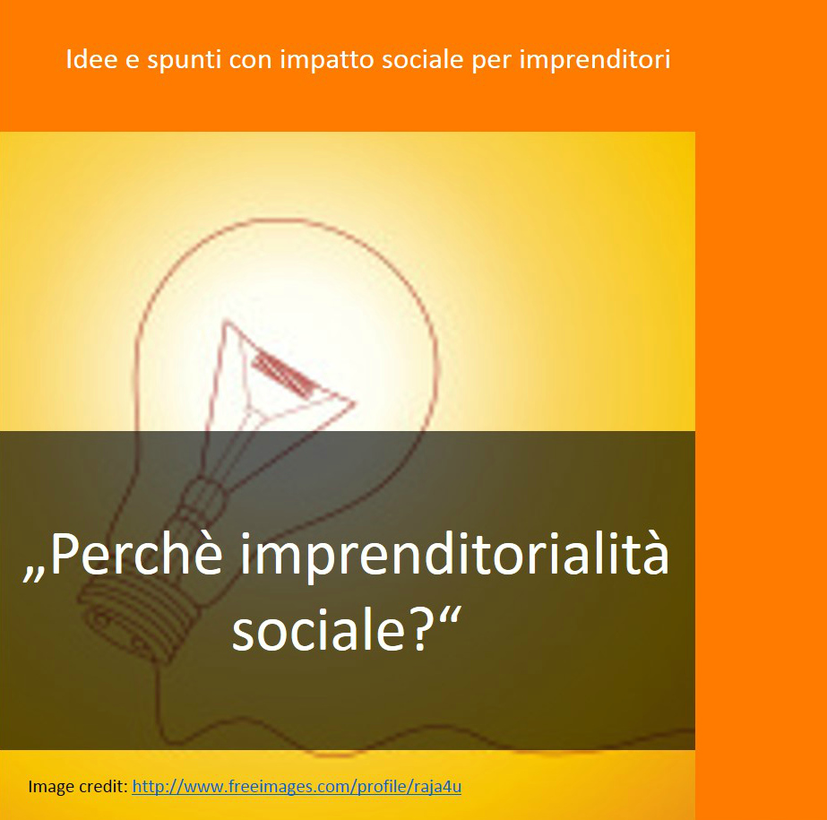 Imprenditori sociali idee